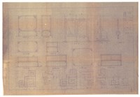 《鄭成功紀念館傢俱設計圖》圖組藏品圖，第6張